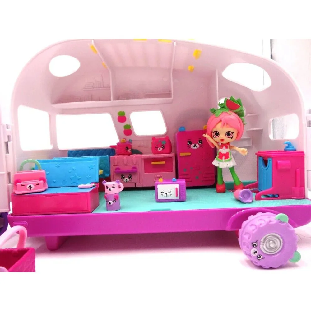Shopkins air‎ Shoppies Dolls Air Skyanna's Jet Plane Airplane Camper and car